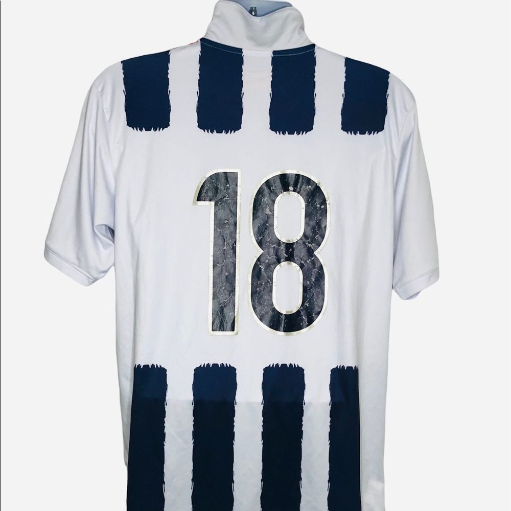 Rayados de Monterrey Mexico Team Jersey Soccer Futbol #18 Sz Medium BBVA. - Picture 5 of 6